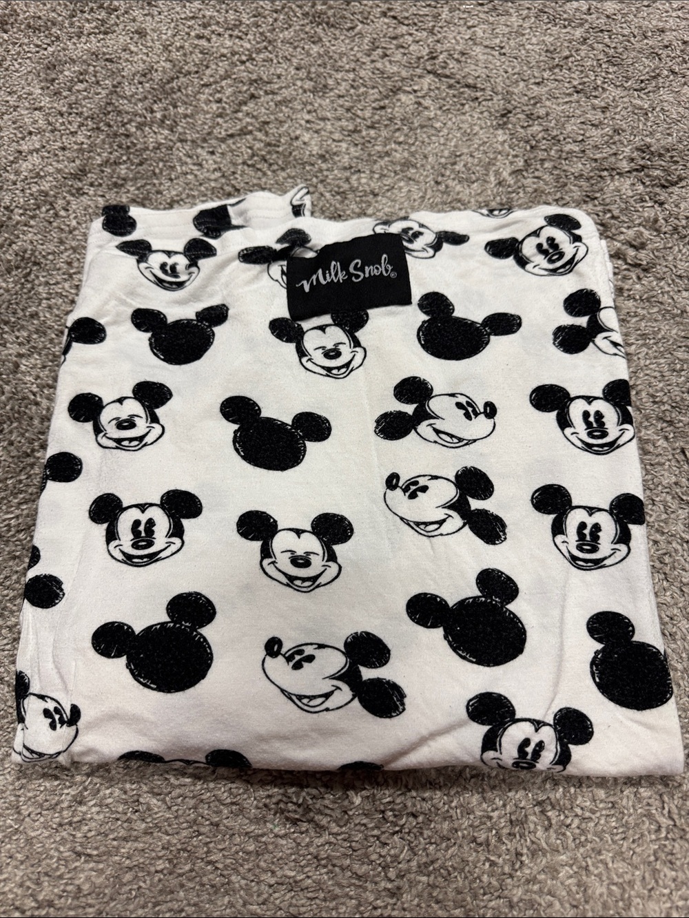 White & Black Mickey Print 5 in 1 cover